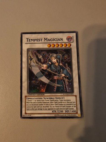 Yugioh tempest magician - tempest,