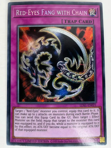 Red eyes fang with chain - red-eyes,