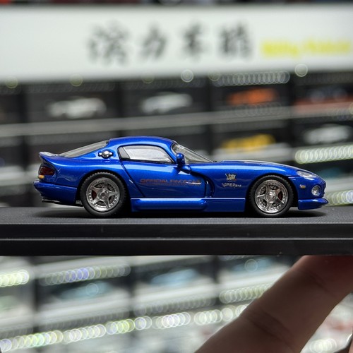 Modellino show car blue viper - show,